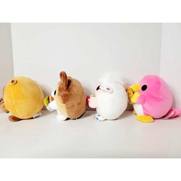 Snackles Plush Toy Lot (4) โ Limited Edition w/ Boba, Sonic, Jelly Belly, Subway - Picture 2 of 4